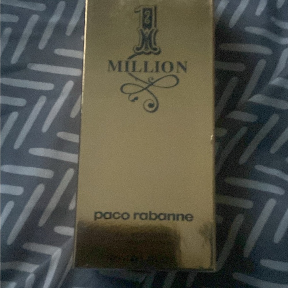 Paco Rabanne 1 Million Gold Box with Black Text